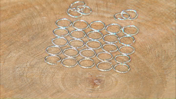 Sterling Silver Appx 6mm Jump Rings Appx 30 Pieces Video Thumbnail