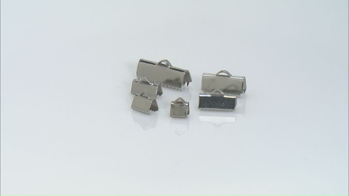 Stainless Steel Crimp Ends in 6 Sizes Appx 200 Pieces Total Video Thumbnail