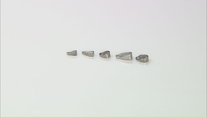 Stainless Steel Fold Over Bails in 5 Sizes Appx 500 Pieces Total Video Thumbnail