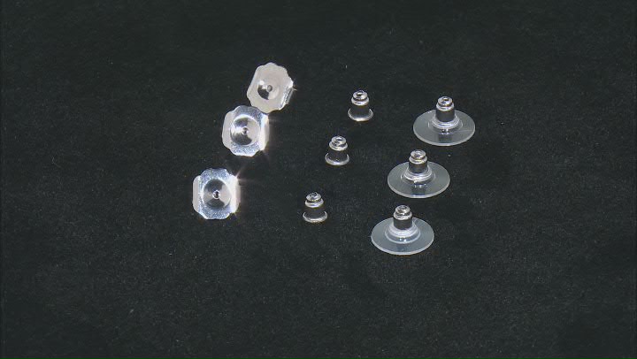Stainless Steel Earring Back Kit Includes Bullet, Butterfly And Disc Styles, 200 Pairs Total Video Thumbnail