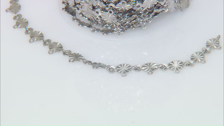 Unfinished Diamond Cut Oval appx 8x6mm Chain appx 4m in Total Video Thumbnail