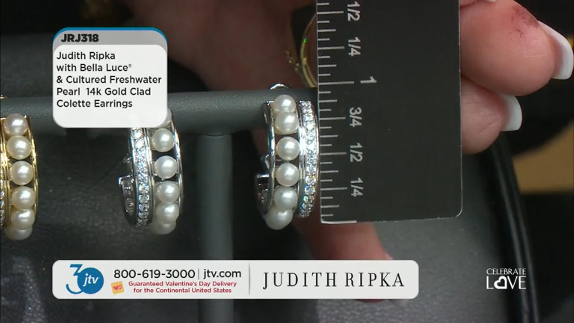 Judith Ripka Cultured Freshwater Pearl and Cubic Zirconia 14k Gold Clad Colette Earrings Video Thumbnail