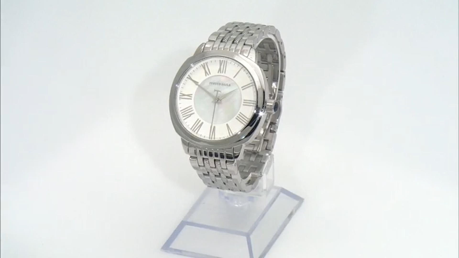 Judith Ripka Goldtone Stainless Steel Luella Watch With Mother-of-Pearl Dial Video Thumbnail