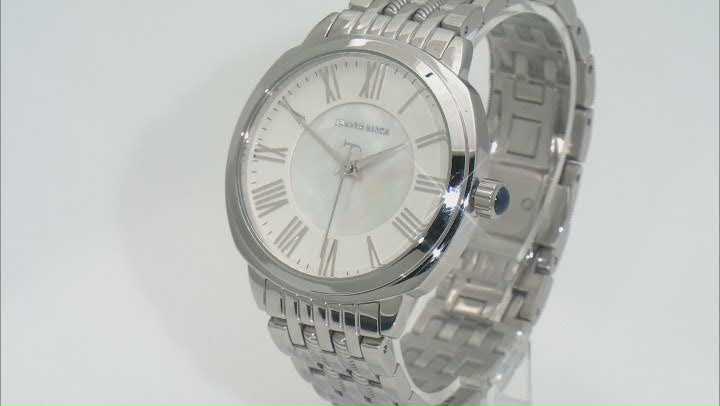 Judith Ripka Goldtone Stainless Steel Luella Watch With Mother-of-Pearl Dial Video Thumbnail