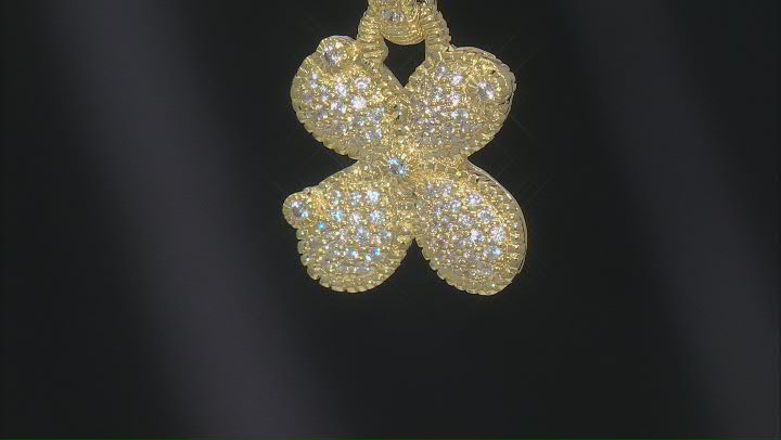 Judith Ripka Cubic Zirconia 14k Gold Clad Petaluma Enhancer 1.00ctw Video Thumbnail