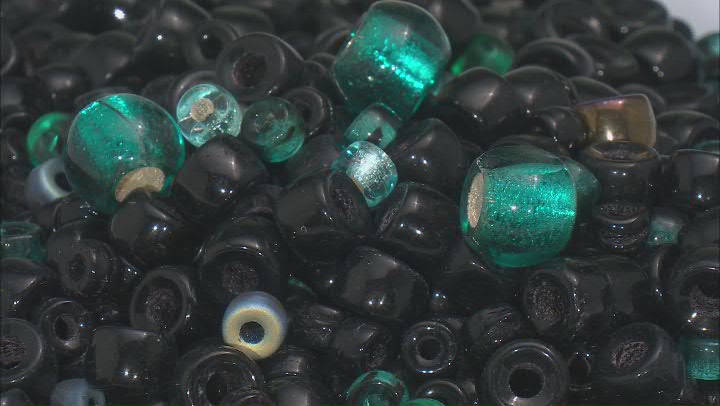 Czech Glass Dark Pony Hand Mixed 1 LB Bag of Asst Shape, Color, & Size Beads, No 2 Are Alike Video Thumbnail