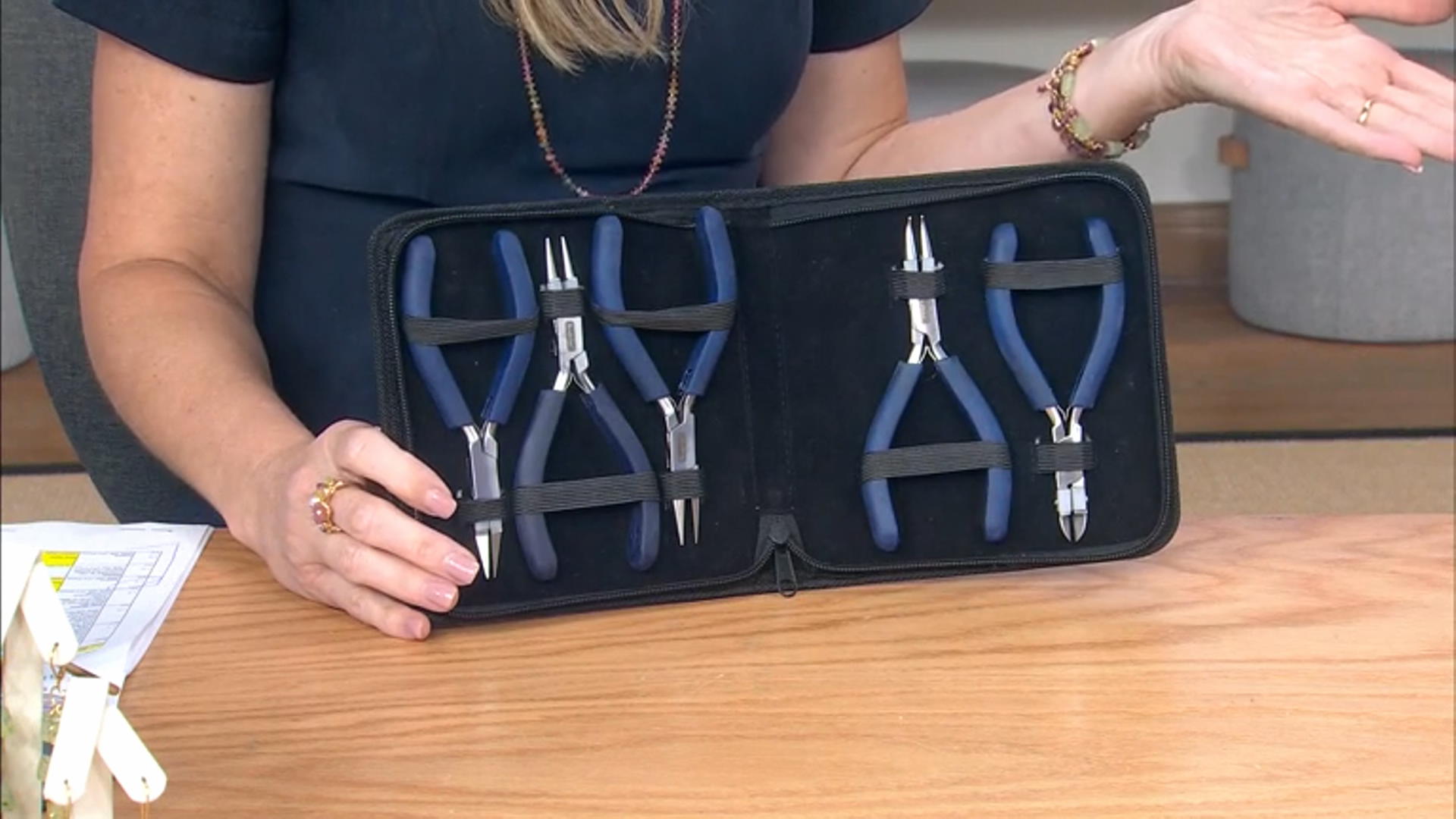 Stainless Steel with Nylon Insert Plier Kit Includes Round, Flat, Chain, Bent Chain, & Cutter Video Thumbnail