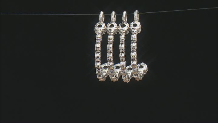Revolving Pendants in Silver Tone Set Of 16 Pieces in 4 Styles Video Thumbnail