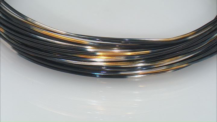 20 Gauge Black, Gold Tone, and Silver Tone Multi-Color Wire Appx 25 Feet Video Thumbnail