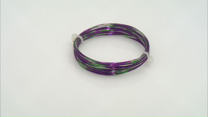 20 Gauge Multi Color Wire in Grape/Green/Grey Color Appx 25ft Total Video Thumbnail