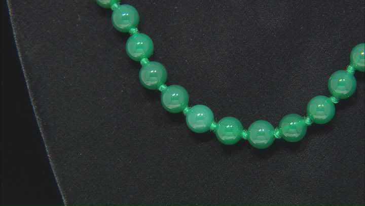 Green Onyx Endless Strand Bead Necklace Video Thumbnail