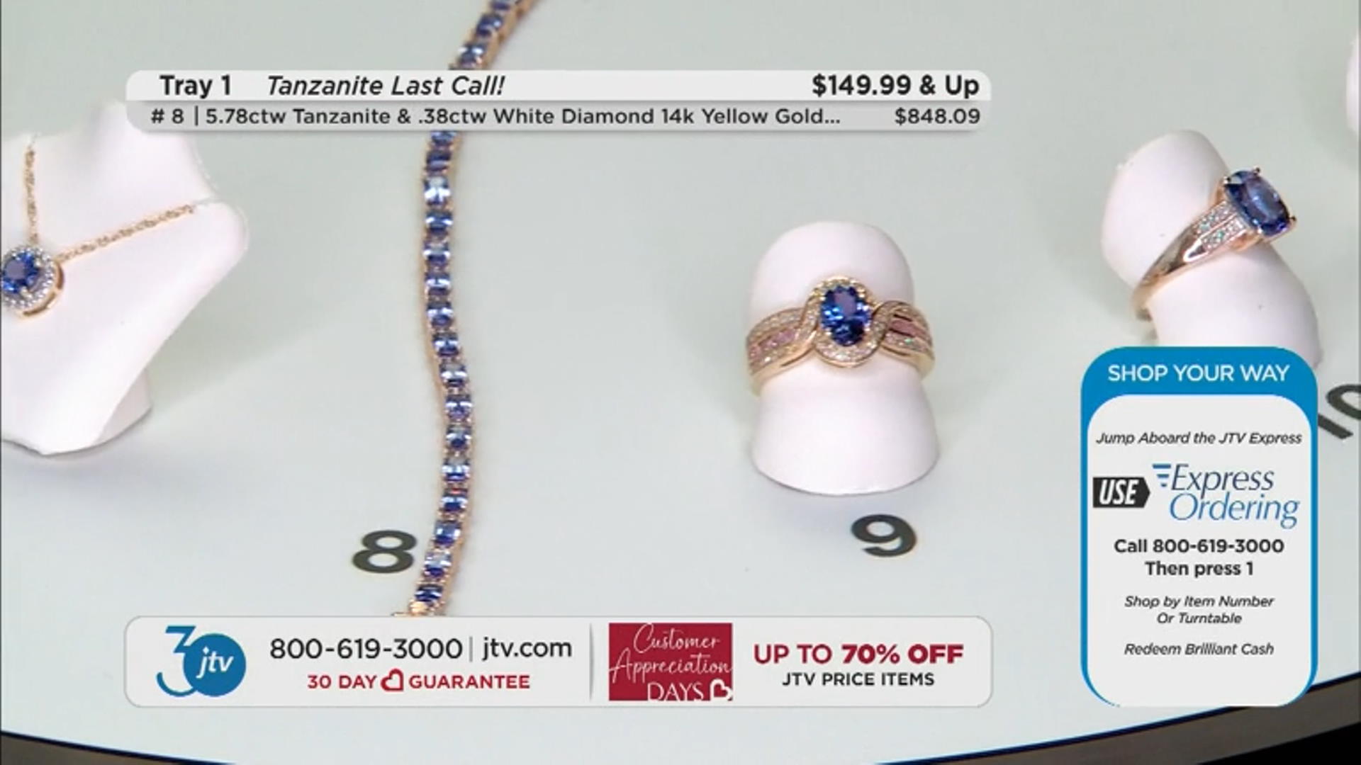 Blue Tanzanite Platinum Over Sterling Silver Ring 1.86ctw Video Thumbnail