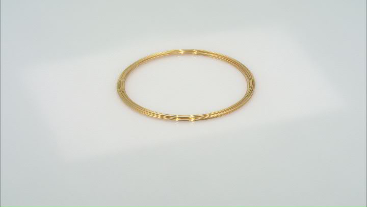 Gold Tone Memory Wire Necklace, Approximately .62mm Diameter Wire, .50 Ounce Spool Video Thumbnail