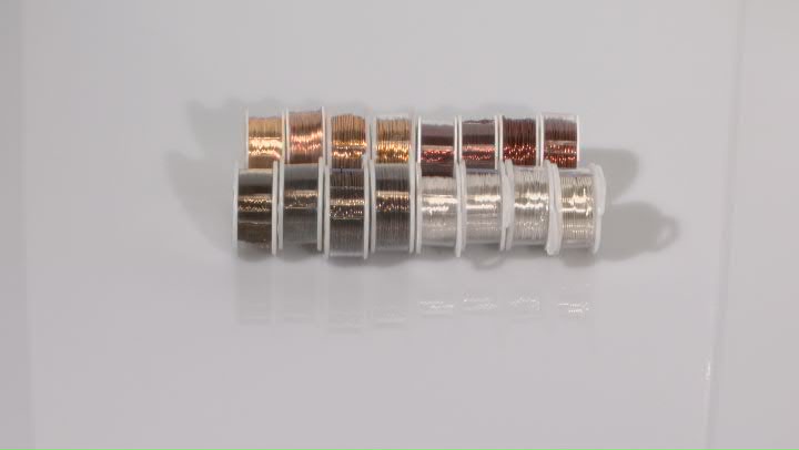 Wire Kit Includes Faux-Gold, Vintage Bronze, Brown, and Non-Tarnish Silver in 18, 20, 24, 28 gauge Video Thumbnail