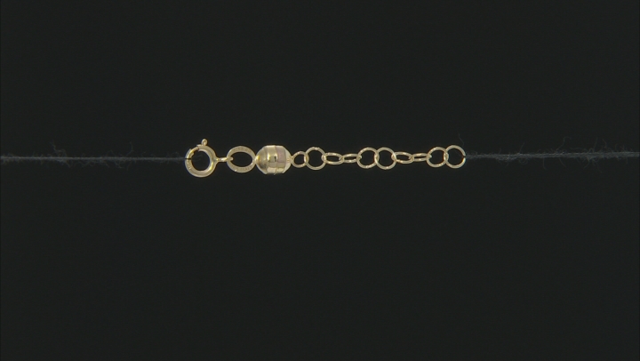 Magnetic Clasp Converter in 10k Yellow Gold With 1 inch Extension Chain Video Thumbnail