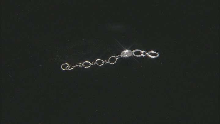 Magnetic Clasp Converter in 10k White Gold With 1 inch Extension Chain Video Thumbnail