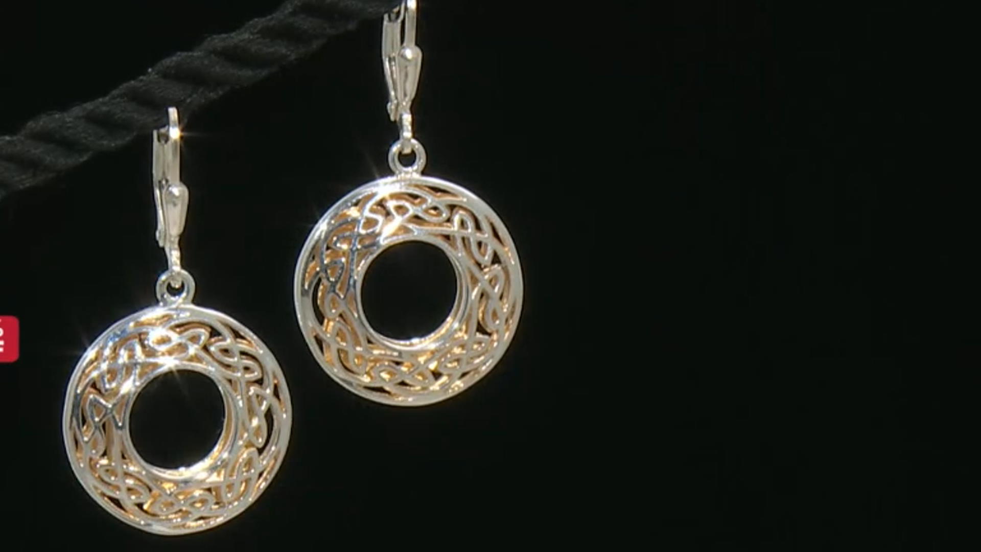 Sterling Silver and 22K Yellow Gold Over Sterling Silver Earrings