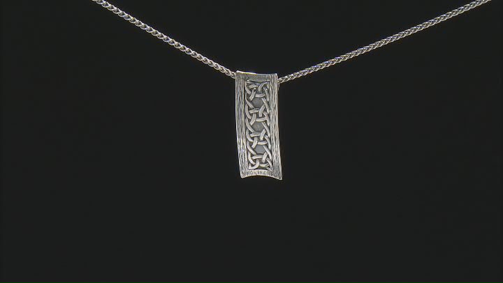Keith Jack™ Sterling Silver Oxidized "Scavaig" Pendant Video Thumbnail
