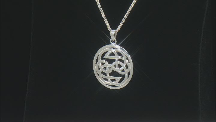 Keith Jack™ Sterling Silver Lewis Knot- Path Of Life Pendant Video Thumbnail