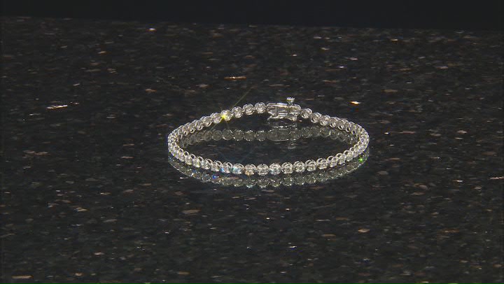 White Lab-Grown Diamond G SI 14k White Gold Tennis Bracelet 2.00ctw Video Thumbnail