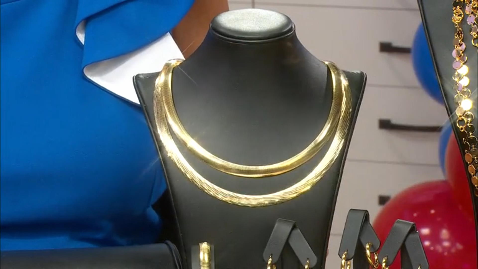 Moda Al Massimo 18k Yellow Gold Over Bronze Necklace Video Thumbnail