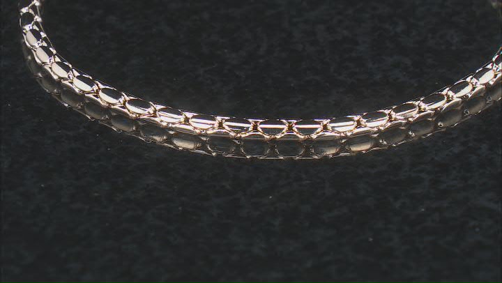 18k Yellow Gold Over Bronze Cardano Link Bracelet Video Thumbnail