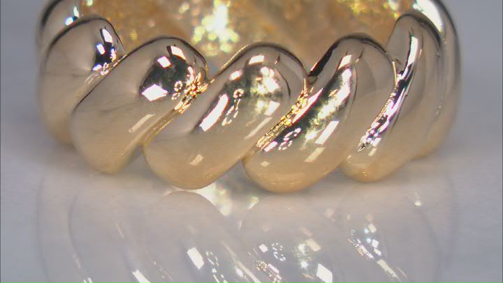18k Yellow Gold Over Bronze San Marco Ring Video Thumbnail