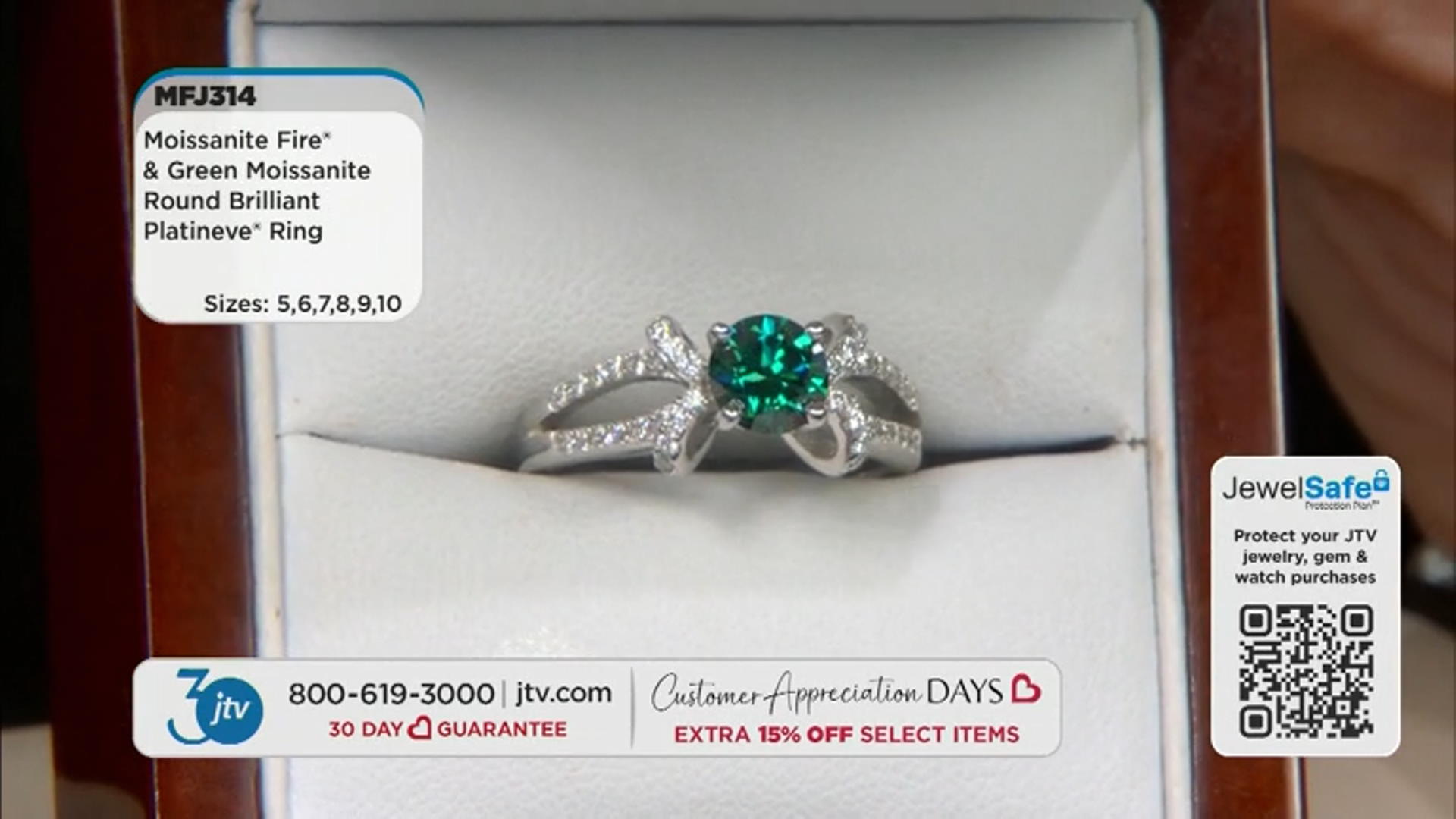 Green And Colorless Moissanite Platineve Bow Design Ring 1.36ctw DEW. Video Thumbnail
