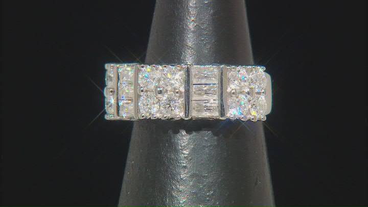 Moissanite Platineve Band Ring 1.74ctw DEW. Video Thumbnail