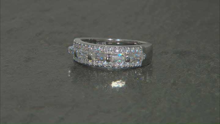 Moissanite Platineve Band Ring .75ctw DEW Video Thumbnail