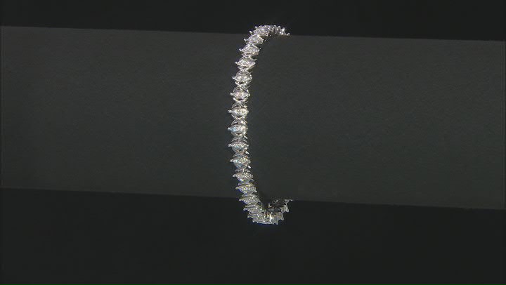 Moissanite Platineve Tennis Bracelet 1.40ctw DEW Video Thumbnail