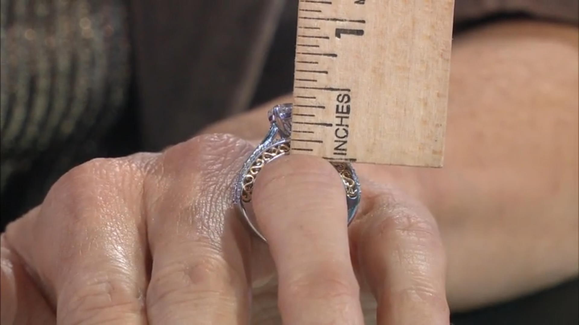 Moissanite And Tanzanite Platineve and14k Yellow Gold Over Silver 2.67ctw DEW. Video Thumbnail