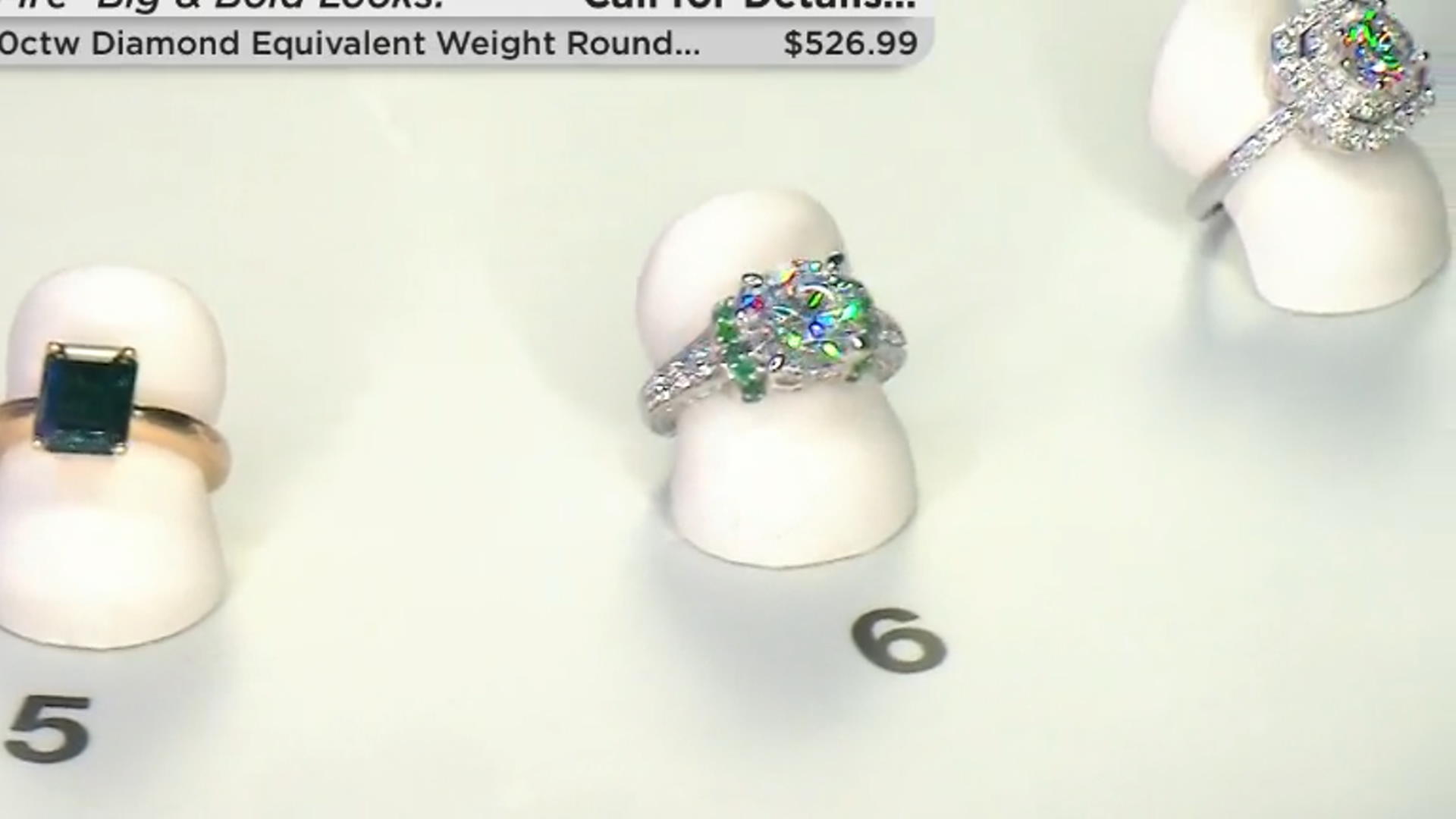 Moissanite and Emerald Platineve Ring 4.76ctw DEW Video Thumbnail