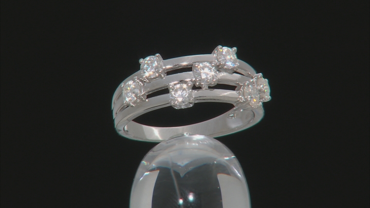 Moissanite Platineve Ring .91ctw DEW. - MOS621 | JTV.com