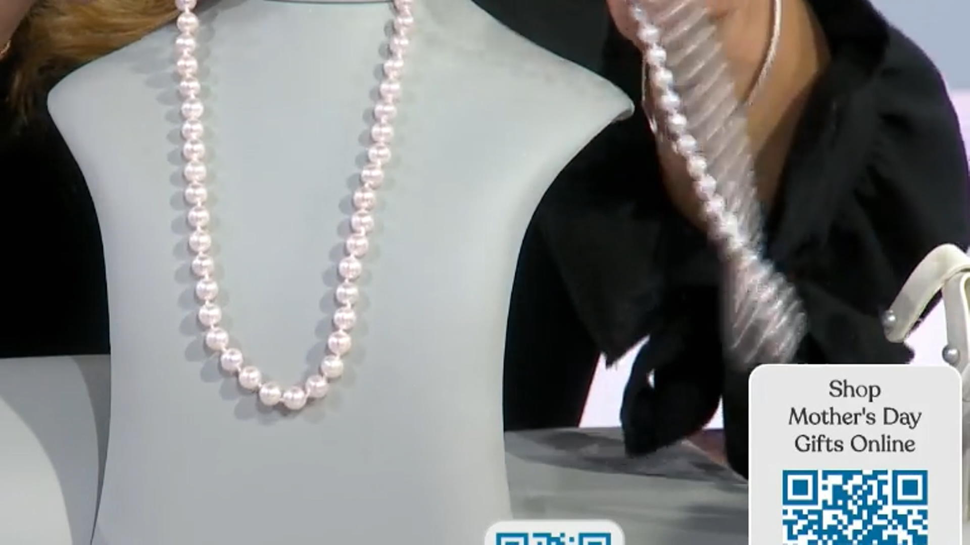 7-7.5mm Cultured Japanese Akoya Pearl Rhodium Over Sterling Silver 18 Inch Strand Necklace Video Thumbnail