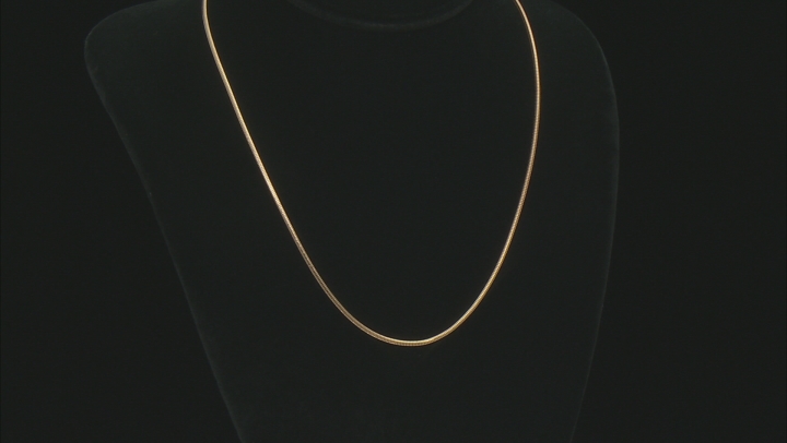 18k Yellow Gold Over Stainless Steel Chain Video Thumbnail