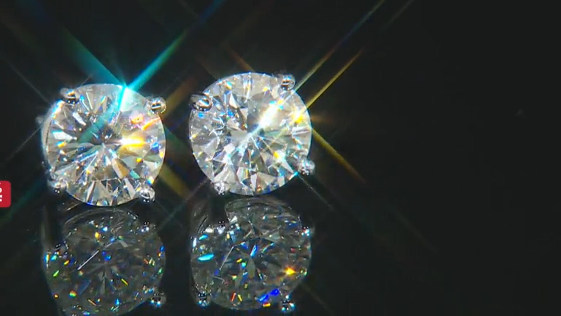 Moissanite Fire® 2.00ctw Diamond Equivalent Weight Round 14k White Gold Stud Earrings
