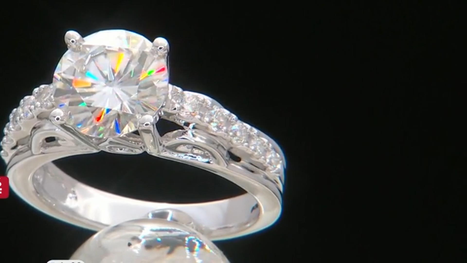 Moissanite 14k Yellow Gold Over Sterling Silver Ring 2.92ctw DEW Video Thumbnail