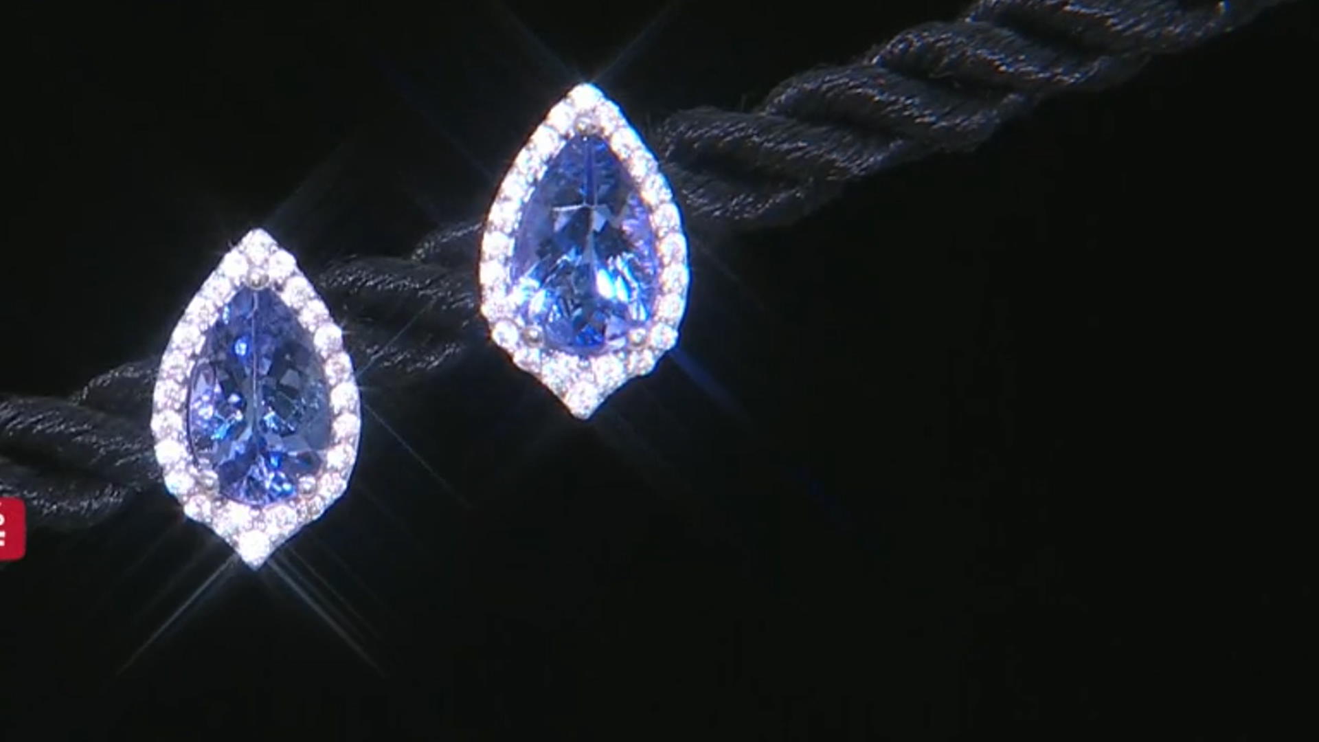 Blue Tanzanite Rhodium Over Silver Earrings 1.77ctw Video Thumbnail