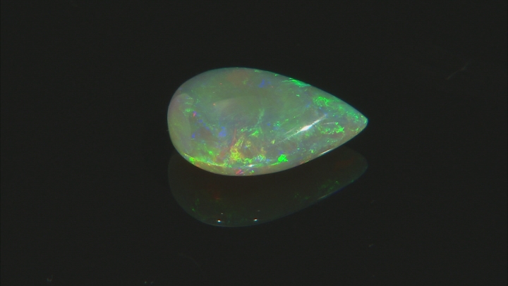 Ethiopian Opal 14.6x11mm Pear Shape Cabochon 3.71ct Video Thumbnail