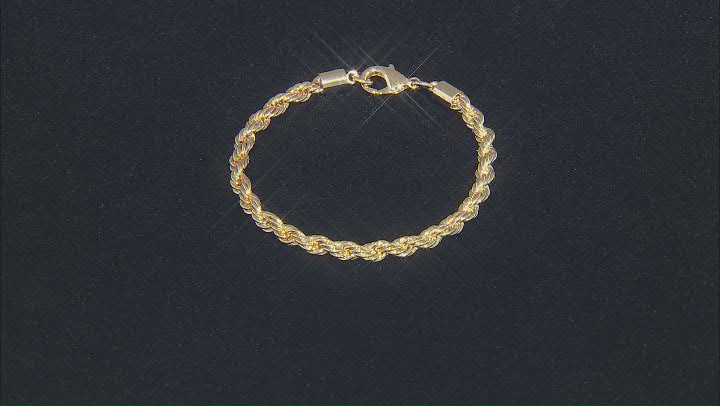 Gold Tone Set of 3 Chain Bracelets Video Thumbnail