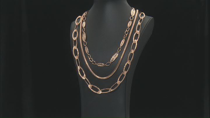 Off Park® Collection, Gold Tone Set of 3 Necklaces & 3 Bracelets Video Thumbnail