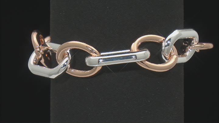 Two Tone Link Necklace & Bracelet Set Video Thumbnail
