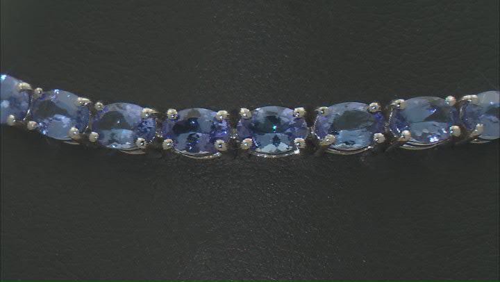 Blue Tanzanite Platinum Bracelet 14.00ctw Video Thumbnail