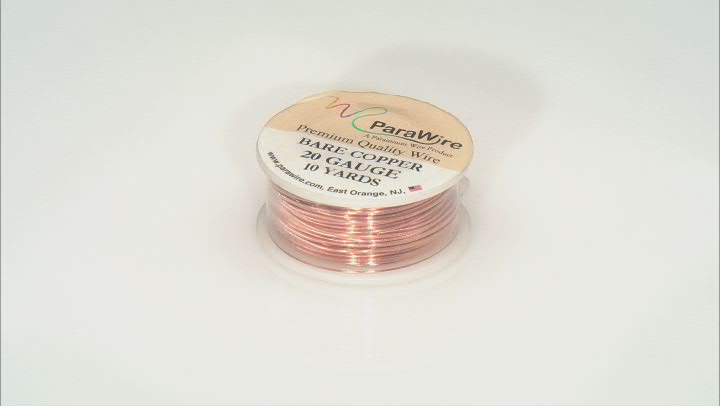 20 Gauge Round Wire in Bare Copper Appx 10 Yards Video Thumbnail