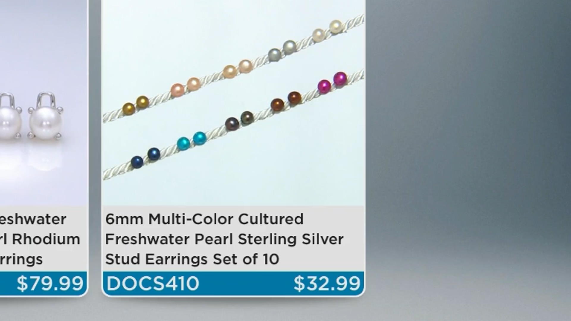 Cultured Freshwater Pearl With Mother Of Pearl Quartz Doublet Rhodium Over Silver Earrings Video Thumbnail