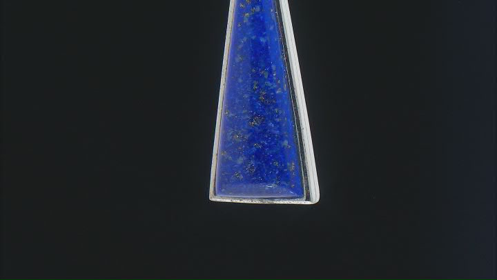 Blue Lapis Lazuli Sterling Silver Necklace Video Thumbnail