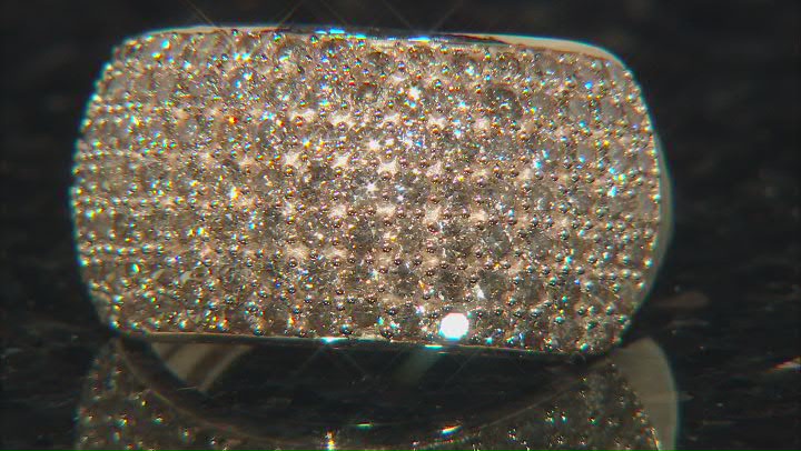 Candlelight Diamonds™ 10k Yellow Gold Wide Band Cluster Ring 2.00ctw Video Thumbnail