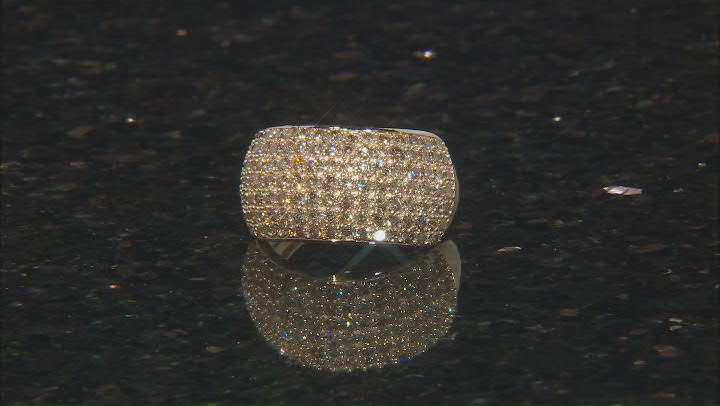 Candlelight Diamonds™ 10k Yellow Gold Wide Band Cluster Ring 2.00ctw Video Thumbnail