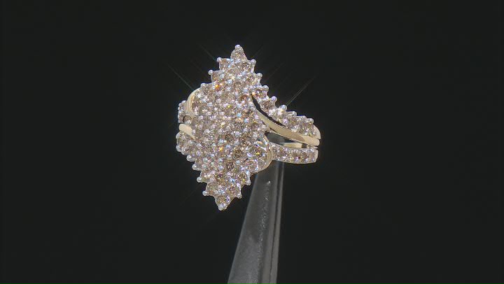 Candlelight Diamonds™ 10k Yellow Gold Cluster Ring 2.00ctw Video Thumbnail